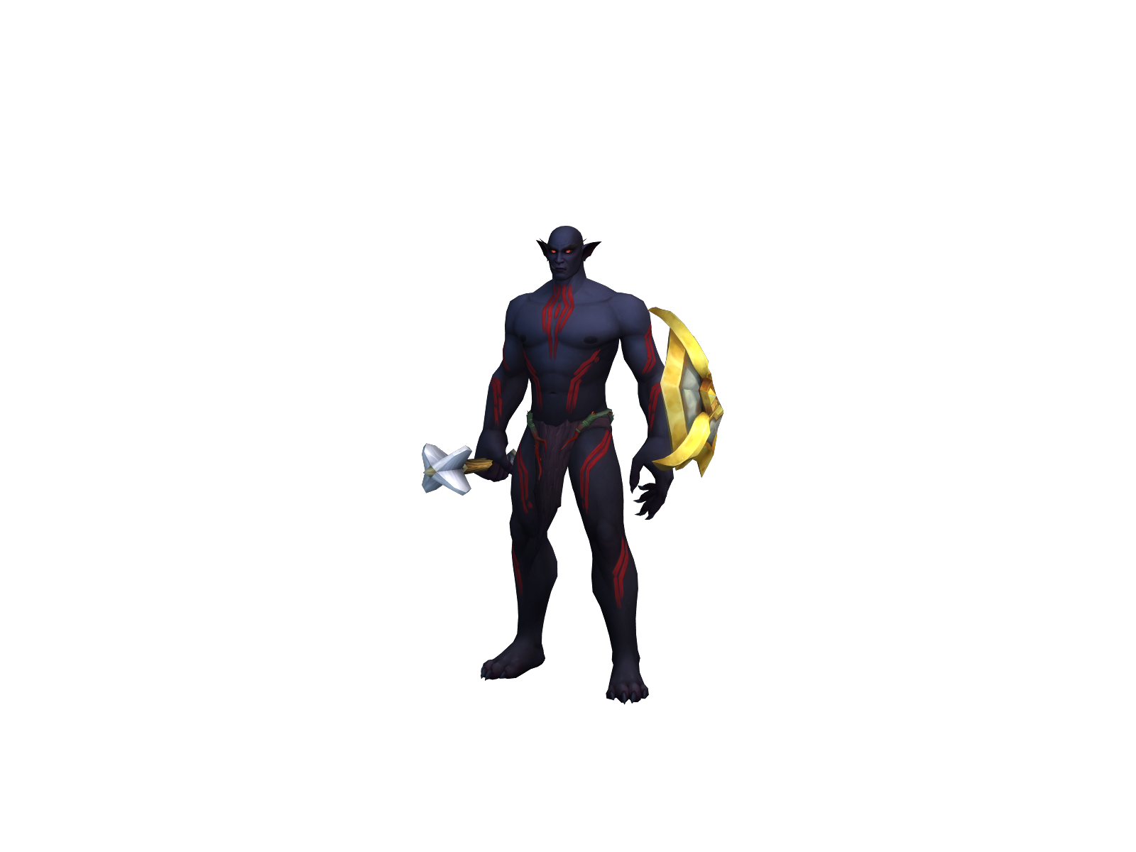 Longmoney 3D character render