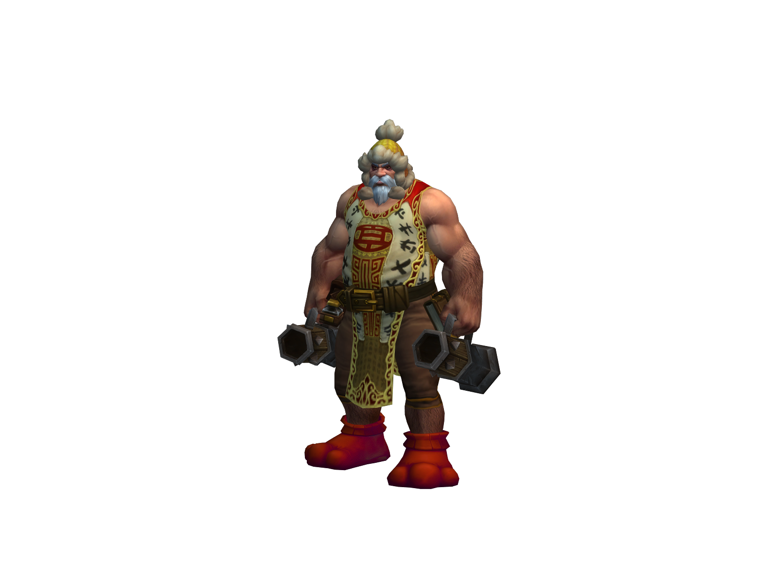 Fatbuck 3D character render