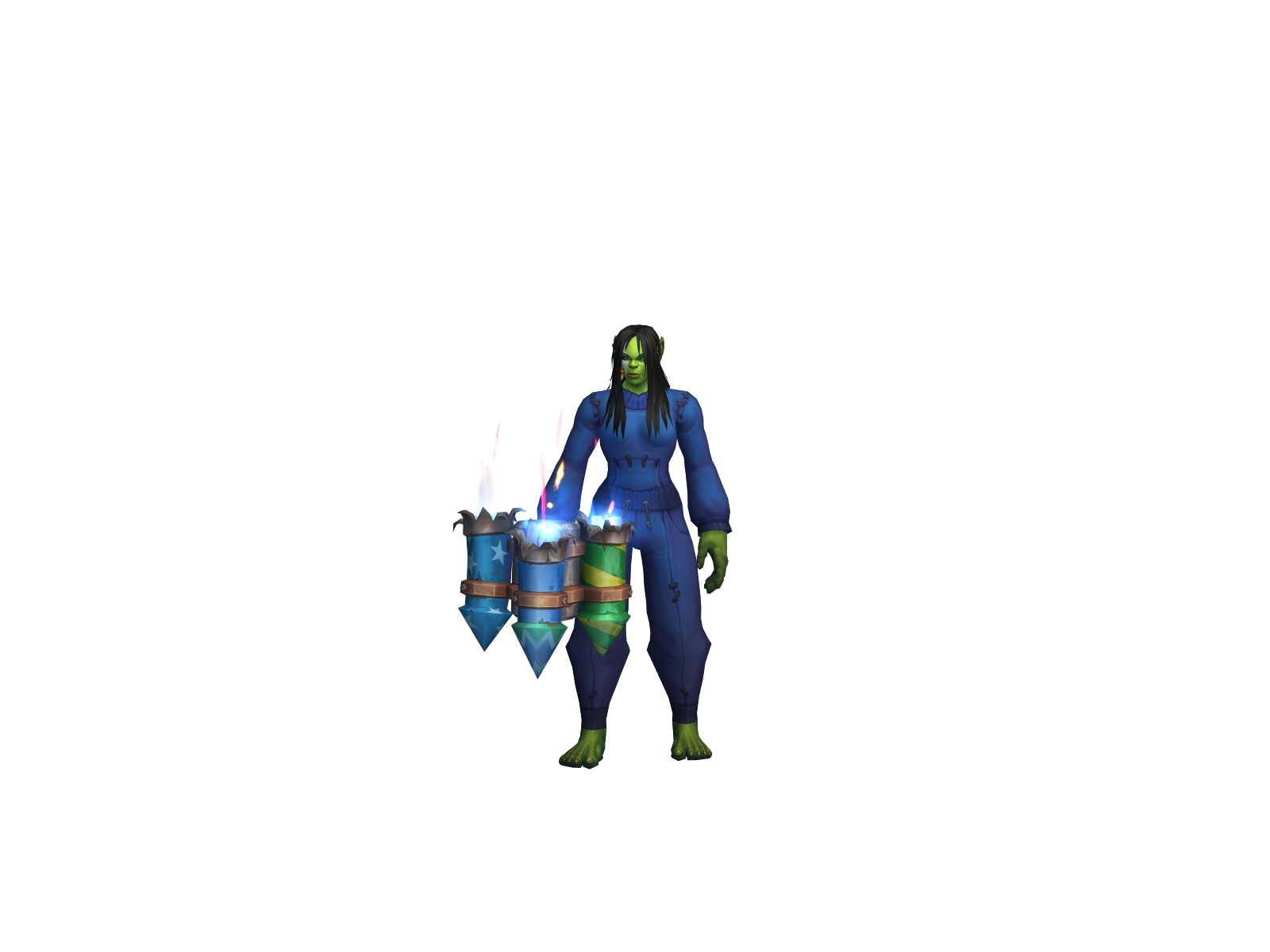 Pumpefar 3D character render
