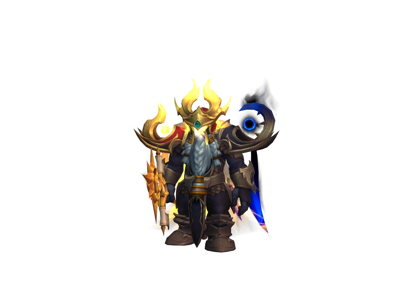 Undevoted 3D character render
