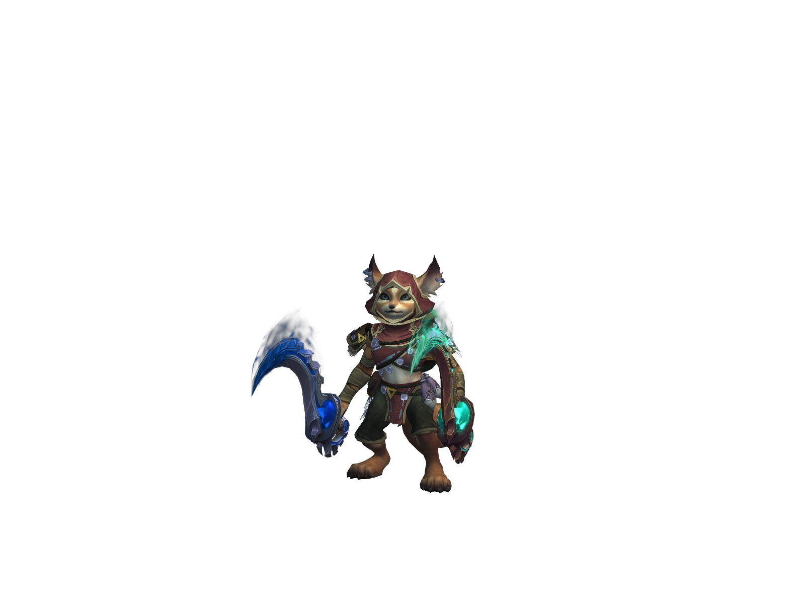 Bladefurry 3D character render
