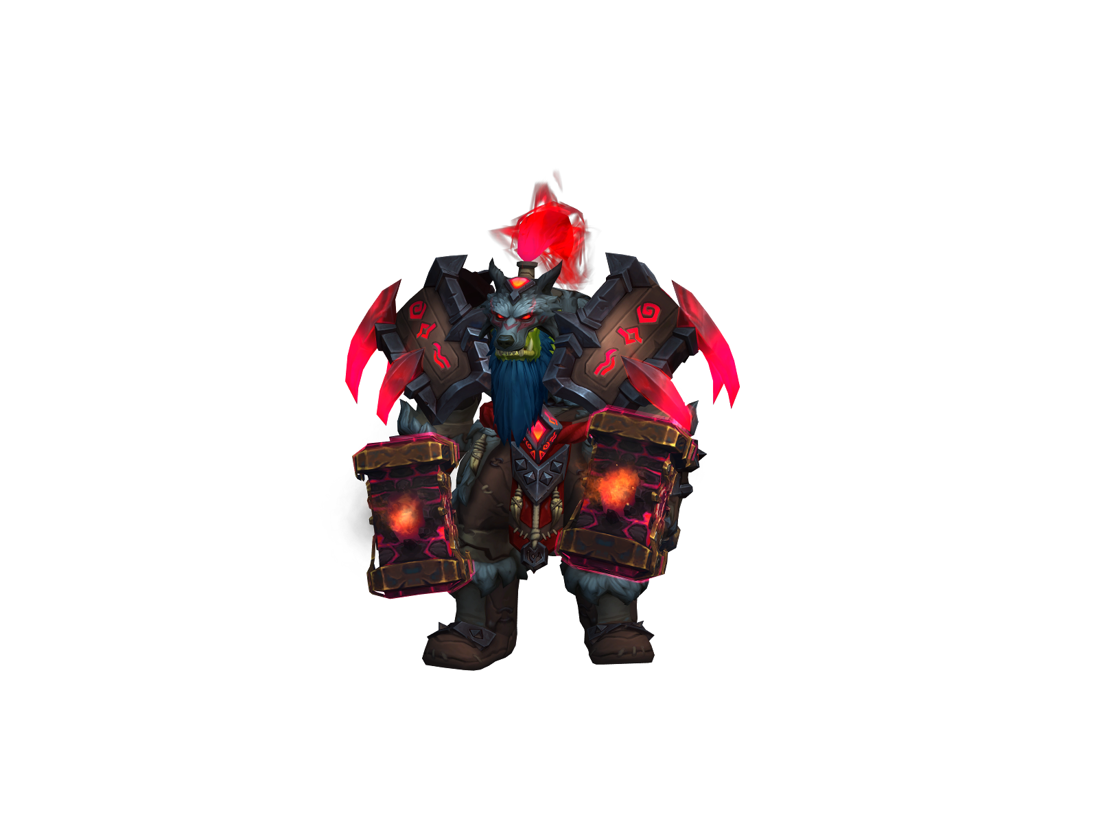 Golgrom 3D character render