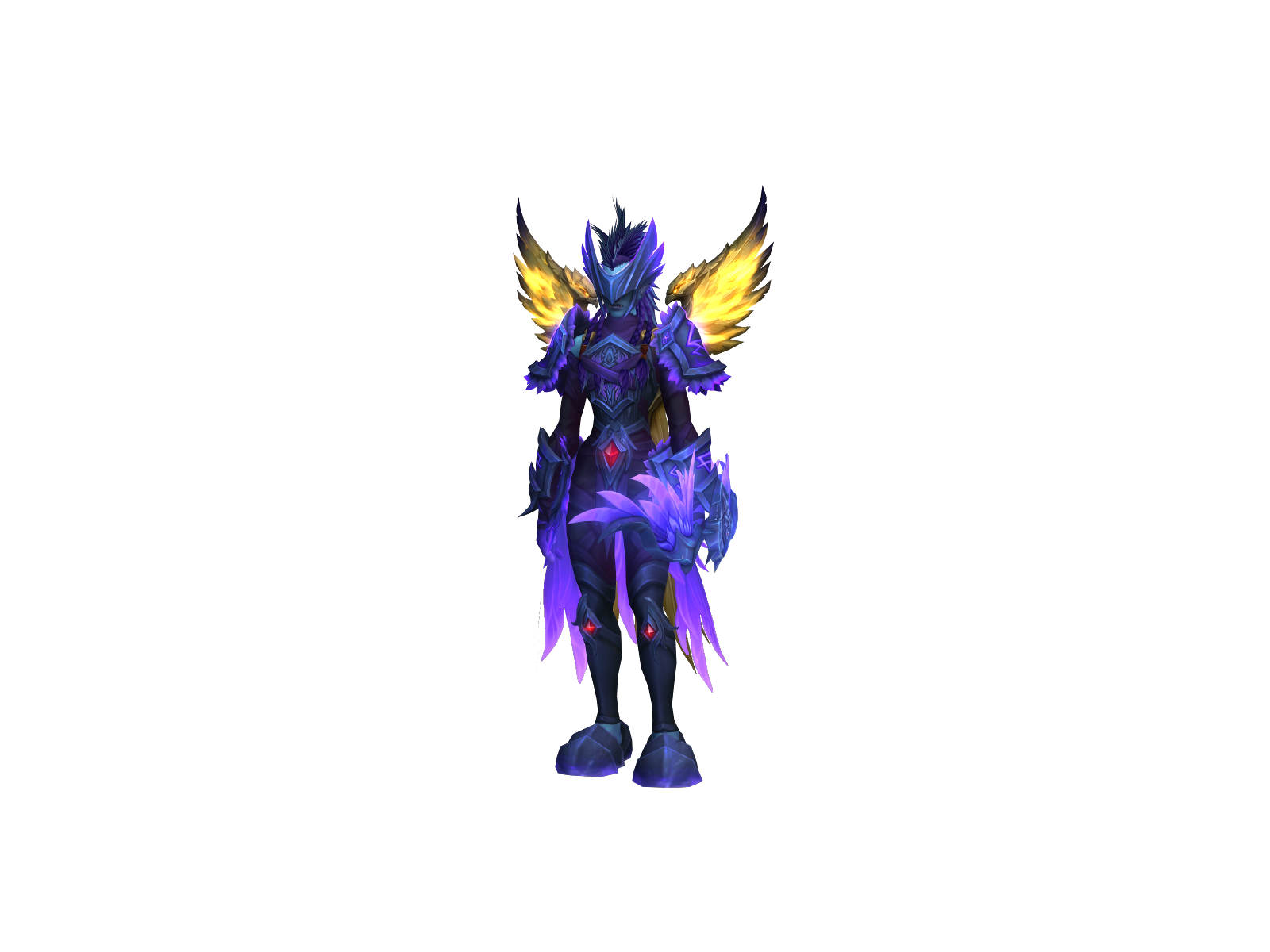 Akushia 3D character render