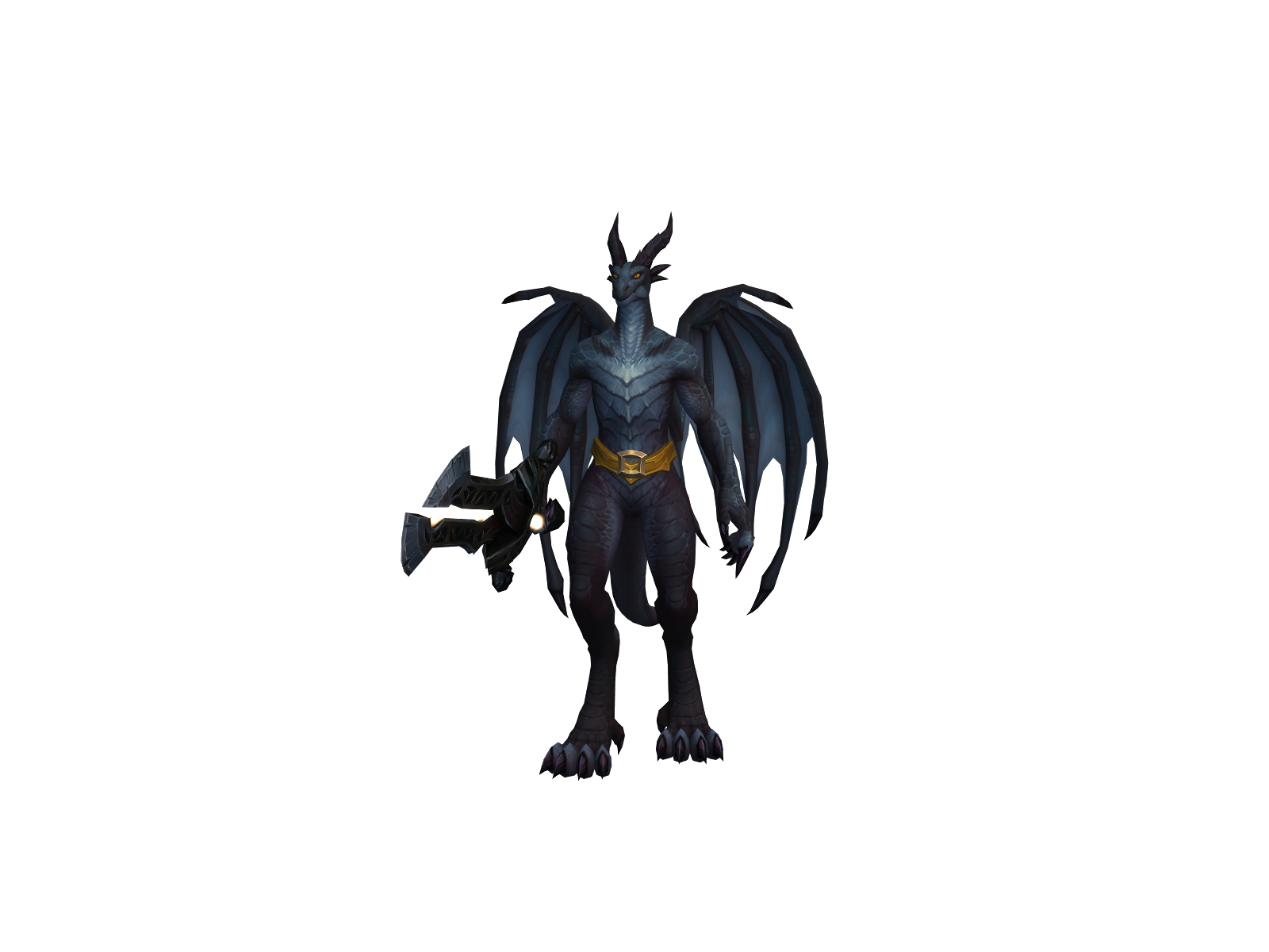 Doracthyr 3D character render