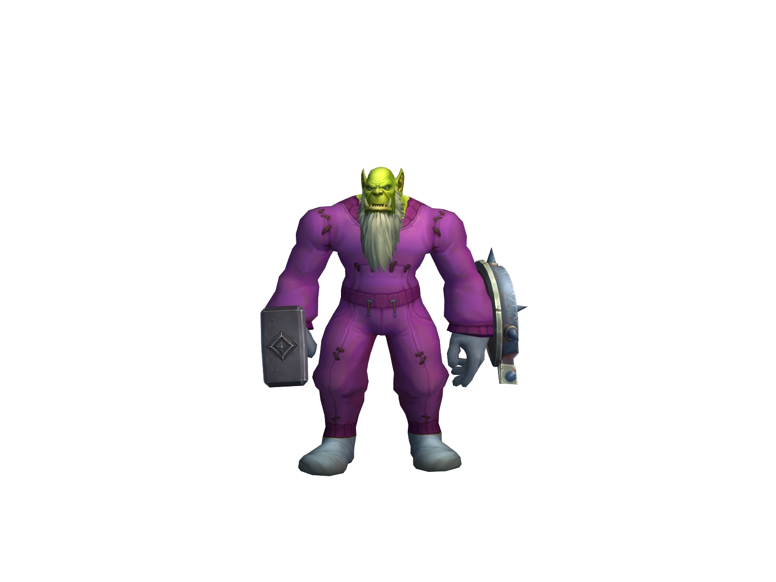 Smellyorc 3D character render