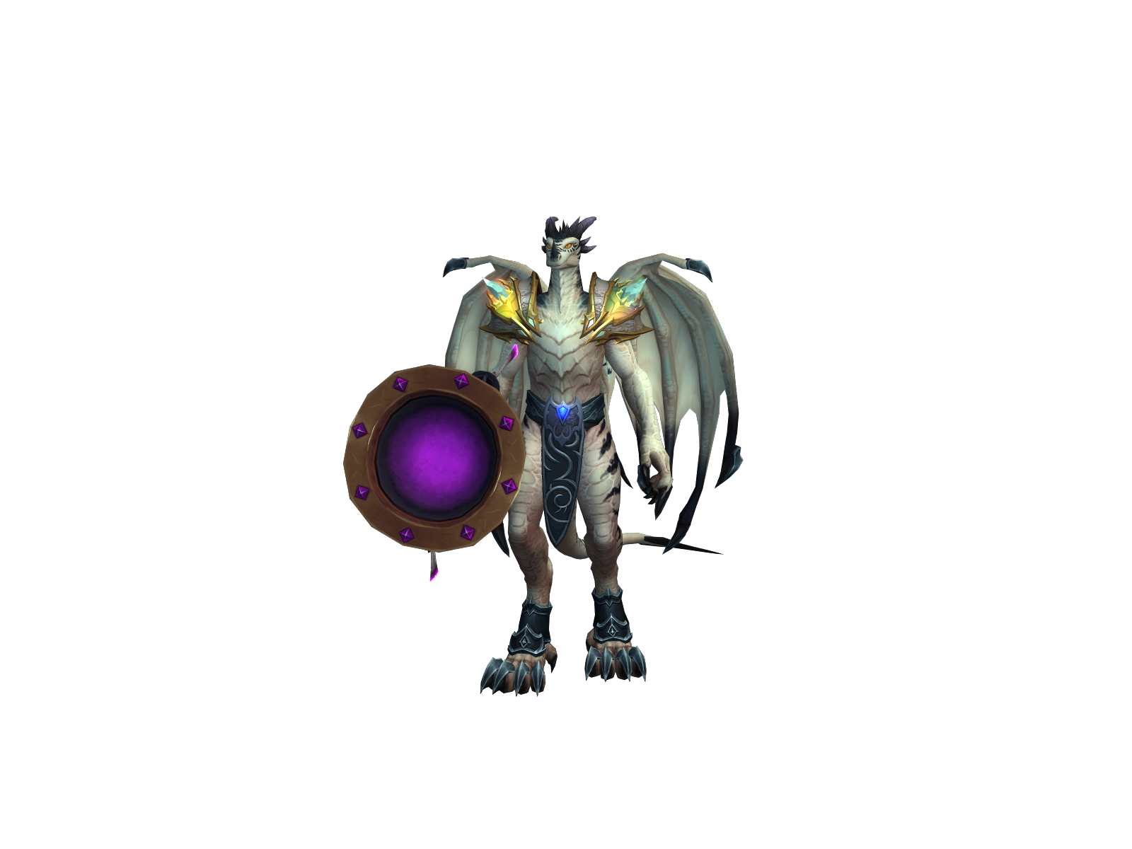 dracoloaded 3D character render