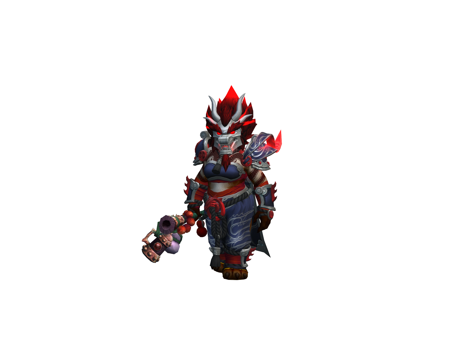 Pompoms 3D character render