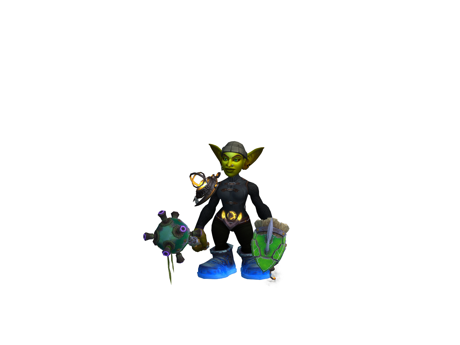 Nuggz 3D character render