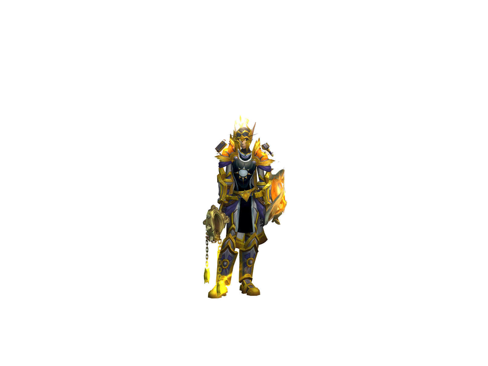 Flaywer 3D character render