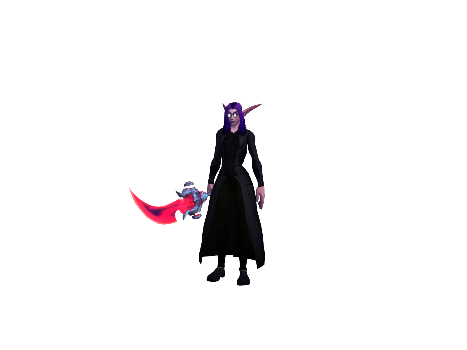 Poked 3D character render