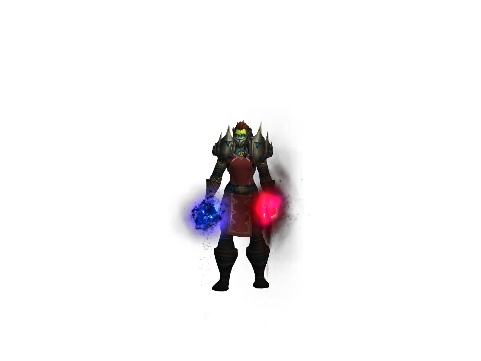 Abuses 3D character render