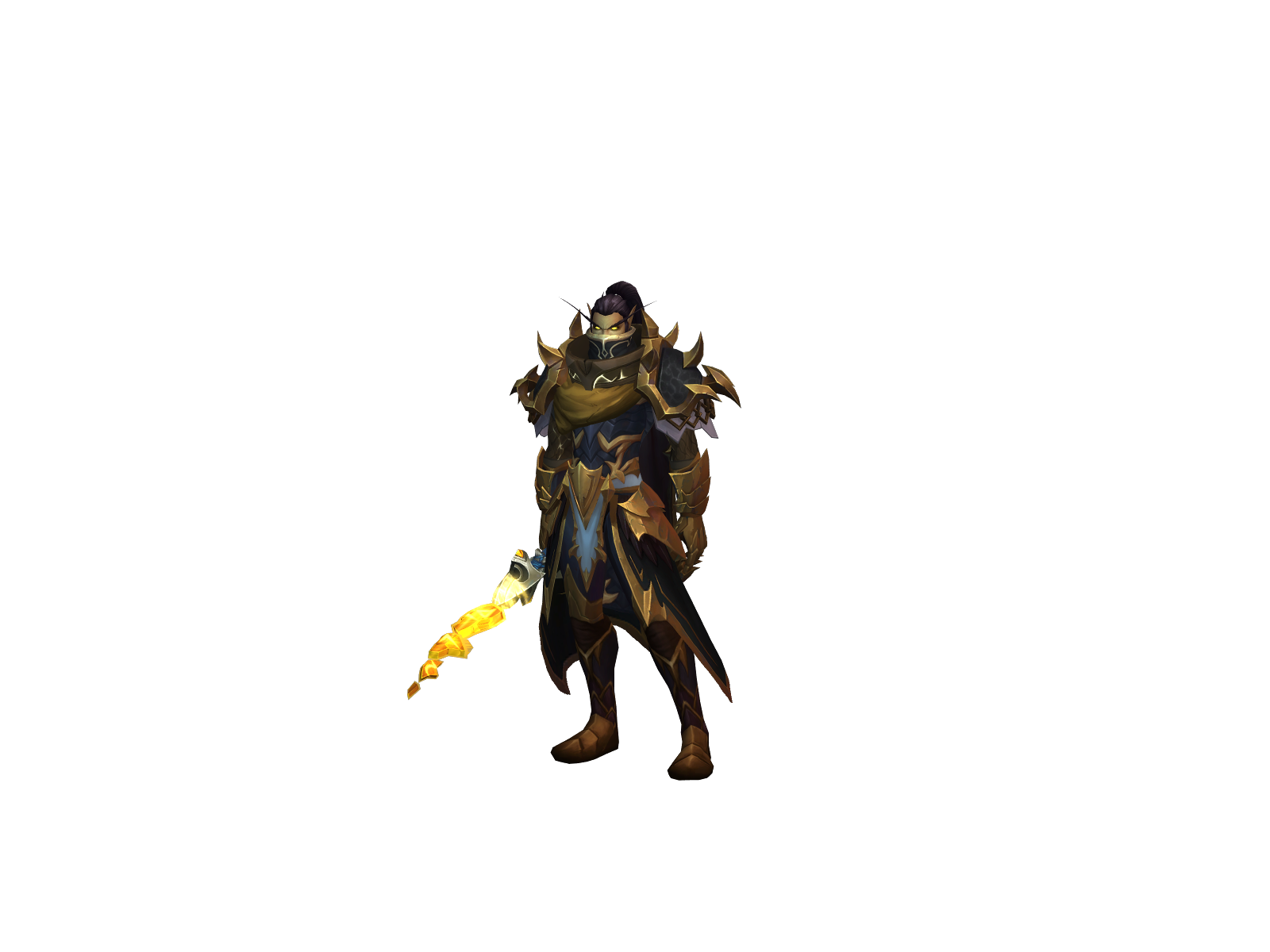 Klotenviool 3D character render