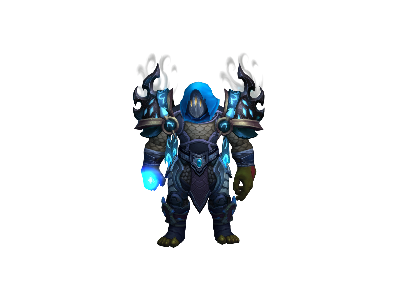 Crunchyblade 3D character render