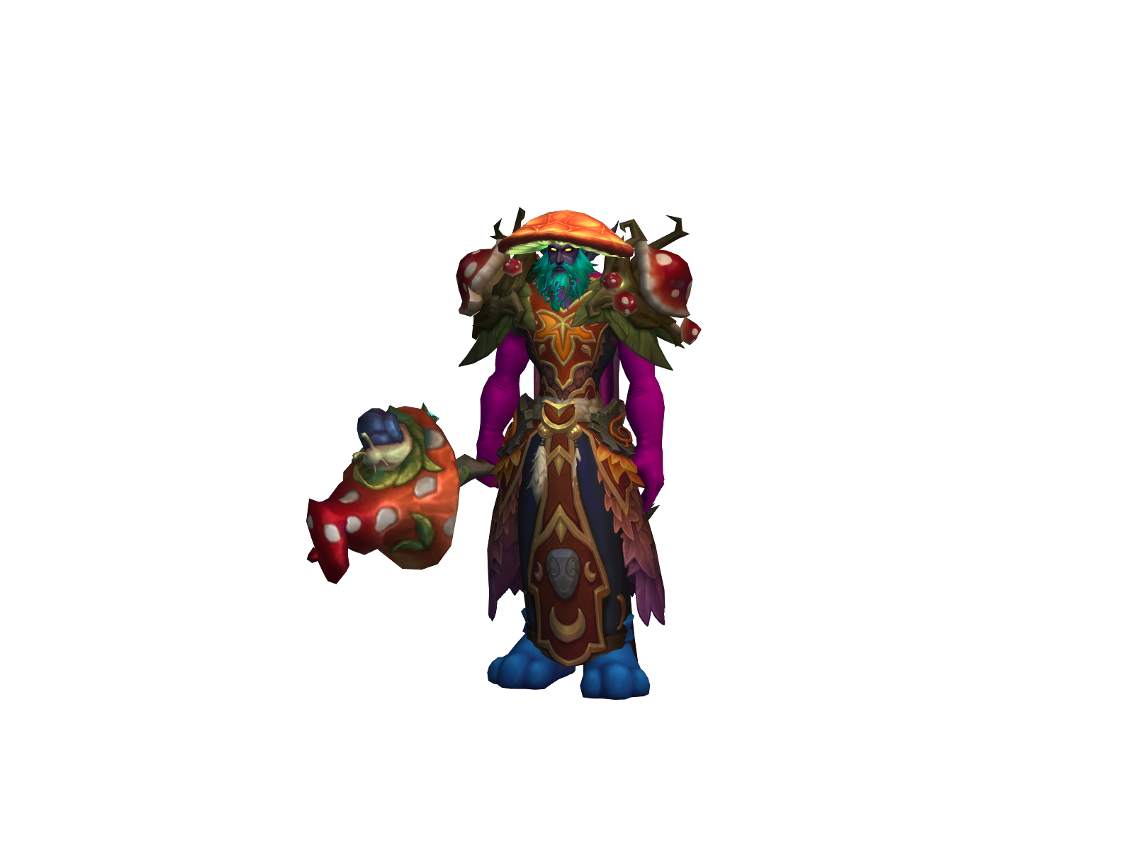 Mgbroccoli 3D character render
