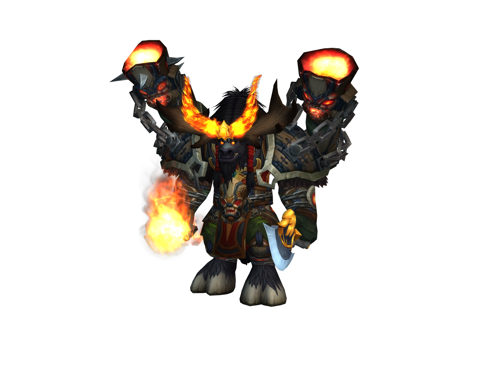 Pappashaman 3D character render
