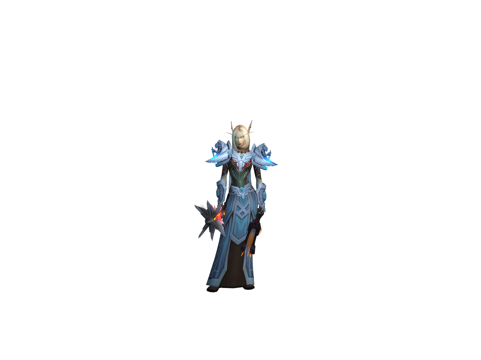 Zephyrine 3D character render