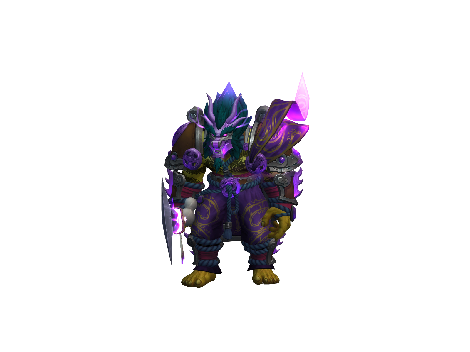 Bobblasfists 3D character render