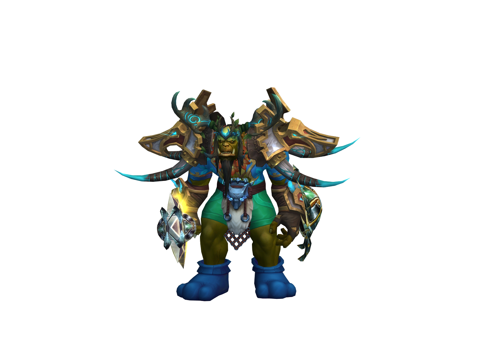 Luffarshack 3D character render