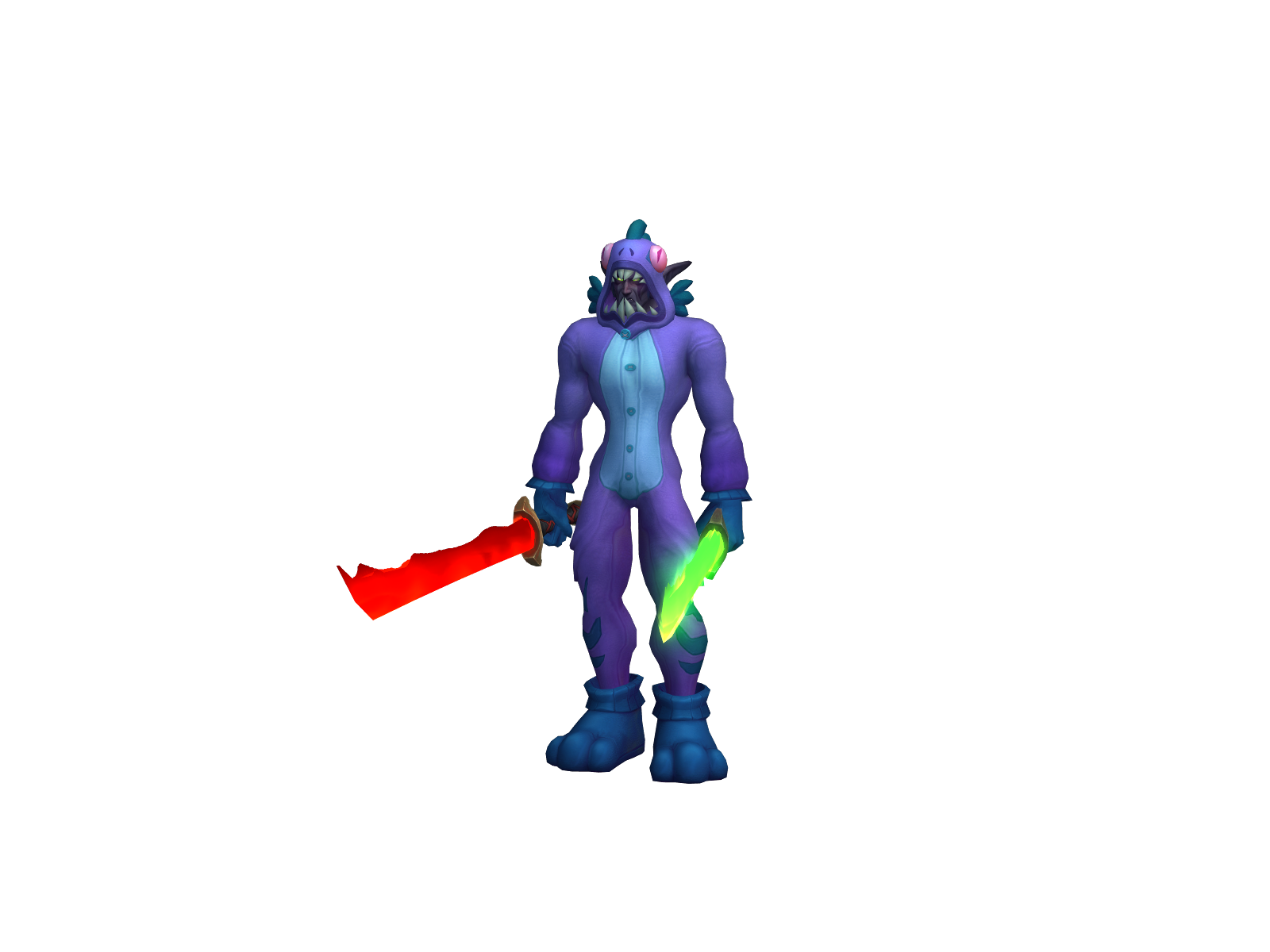 Gymraider 3D character render