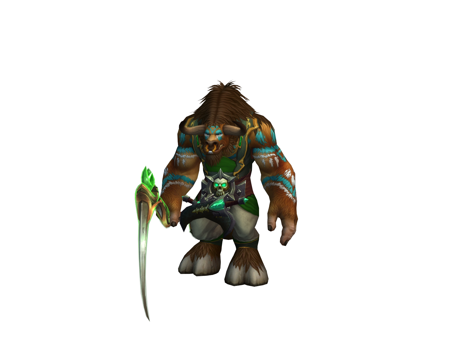 Tigroufou 3D character render