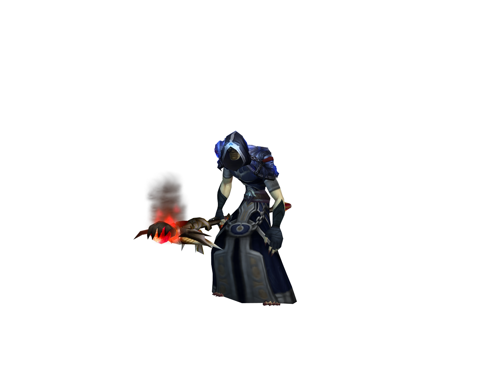 Shadowmasow 3D character render