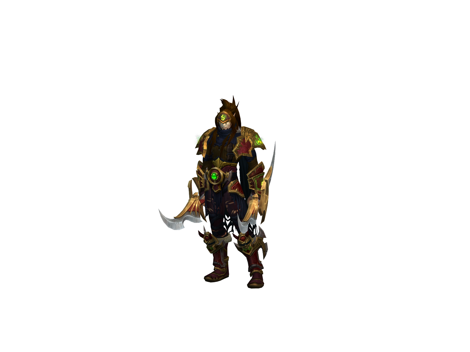 Baurion 3D character render
