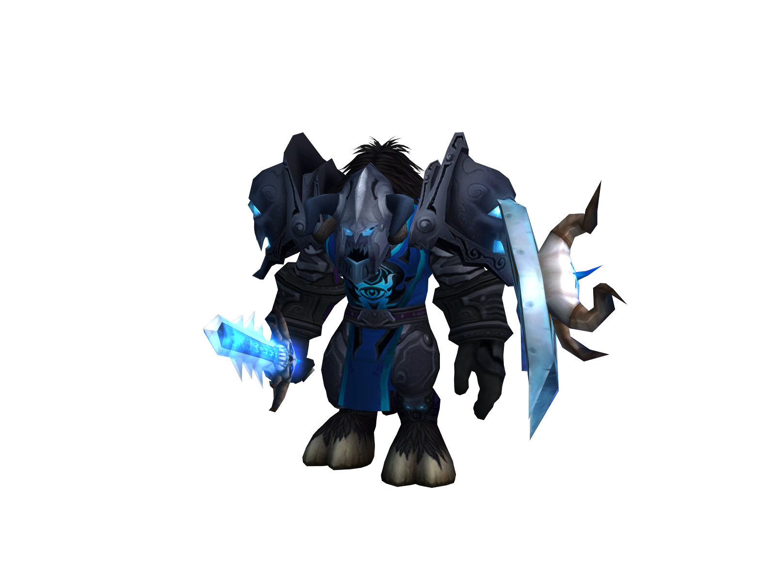 Brainwar 3D character render