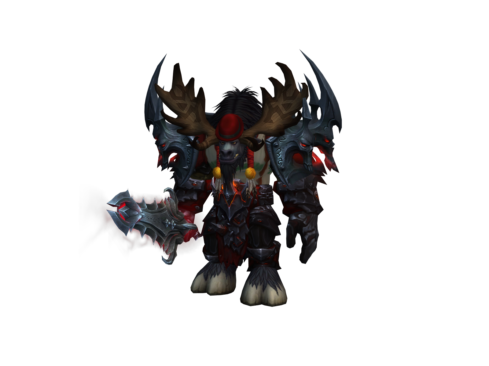 Evobighorn 3D character render