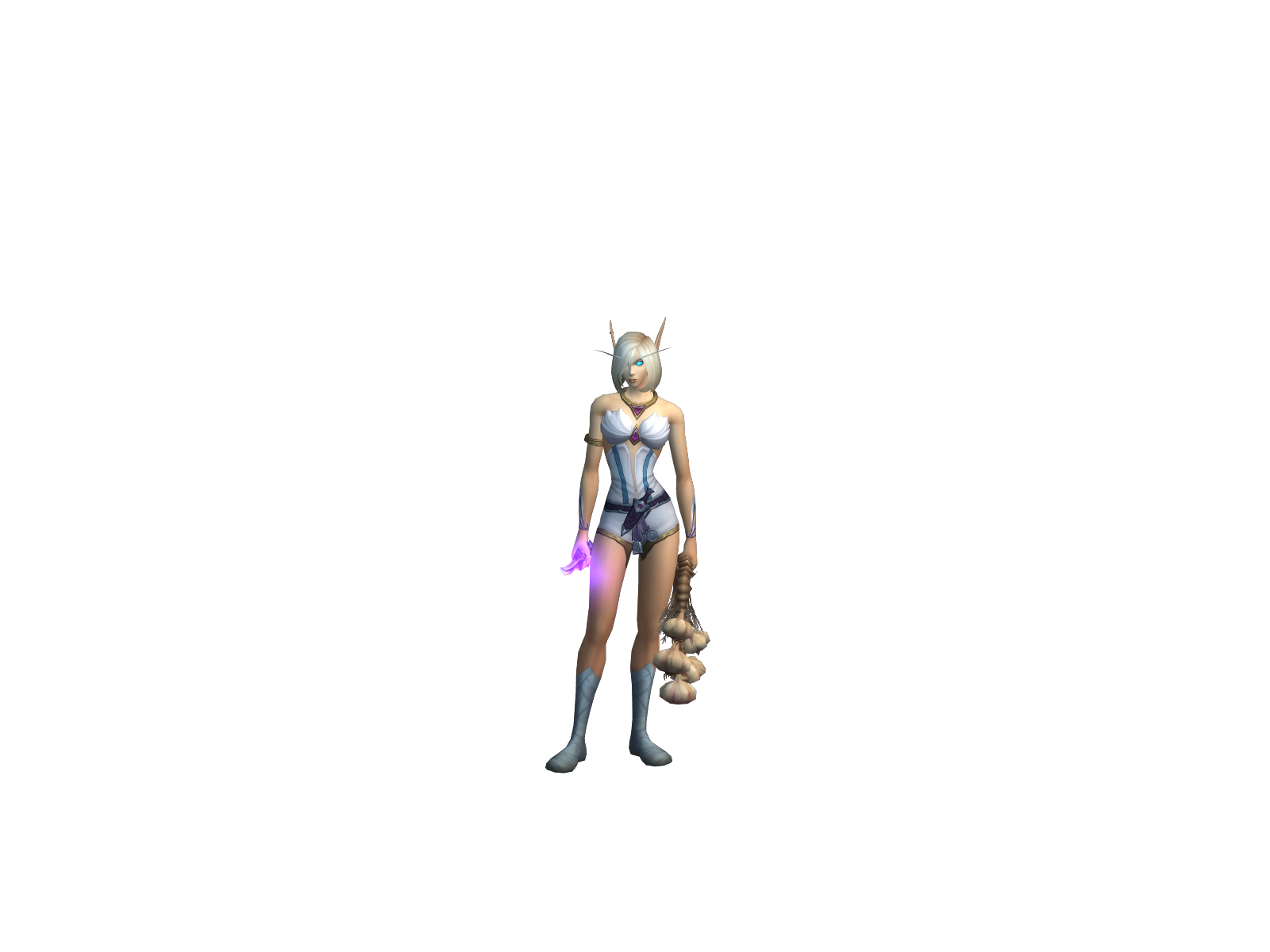 Hollymólly 3D character render