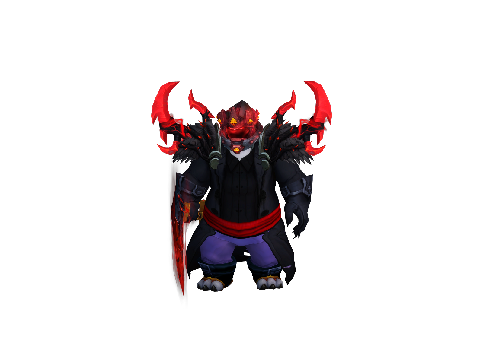 Tjocksmock 3D character render