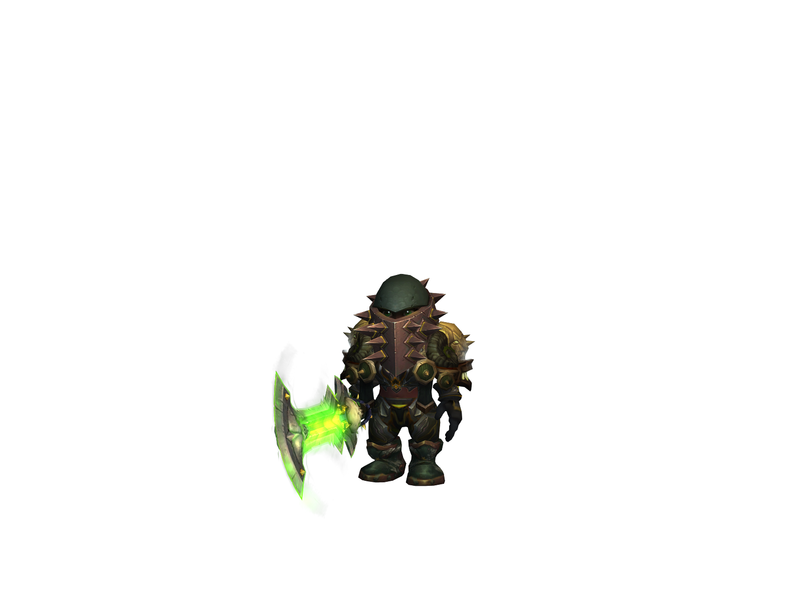 Drocul 3D character render
