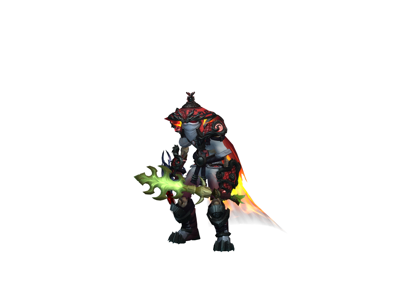 Meriween 3D character render