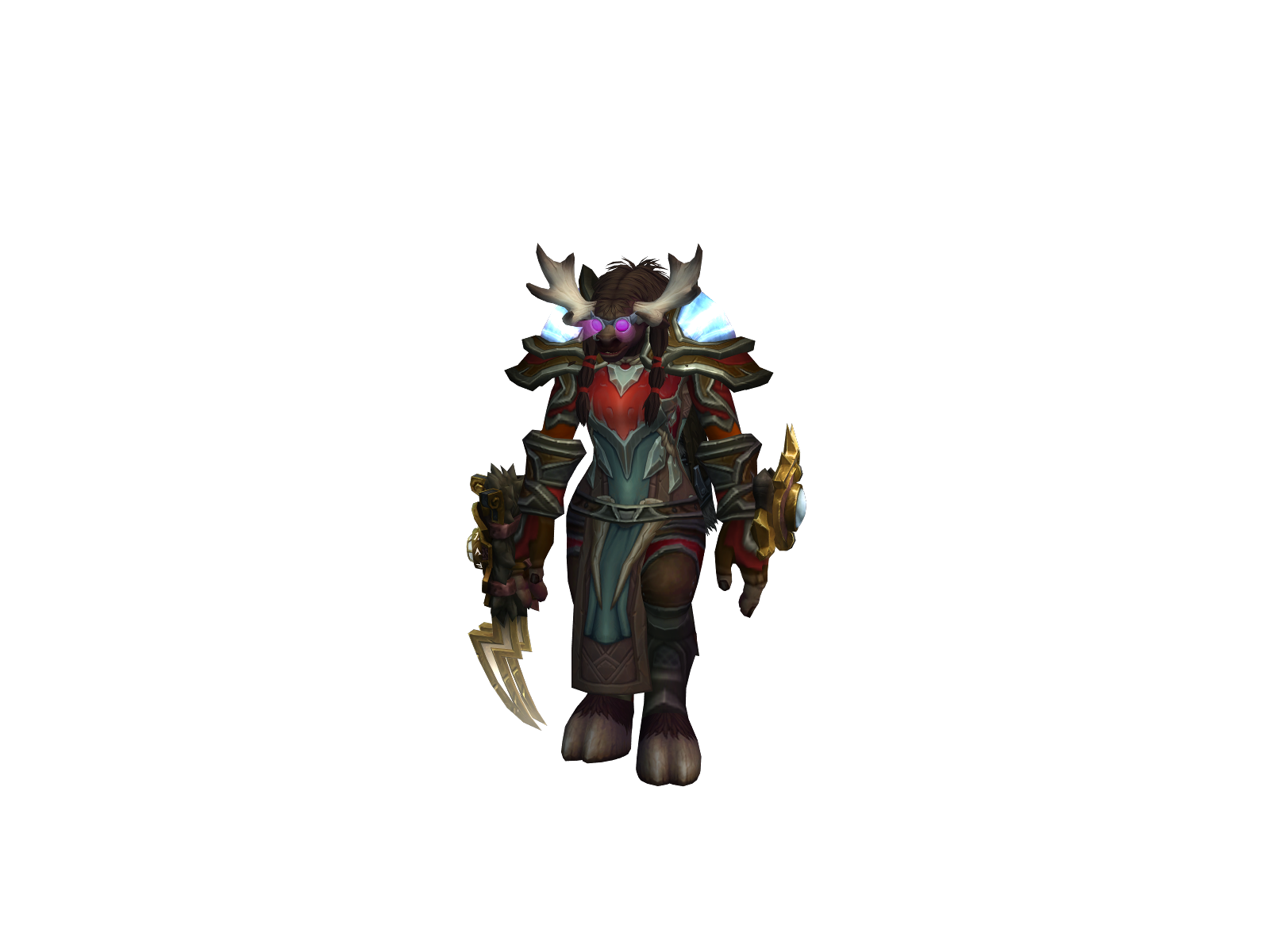 Schwarzham 3D character render