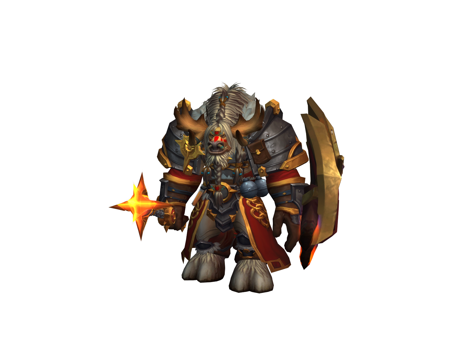 Shamanom 3D character render
