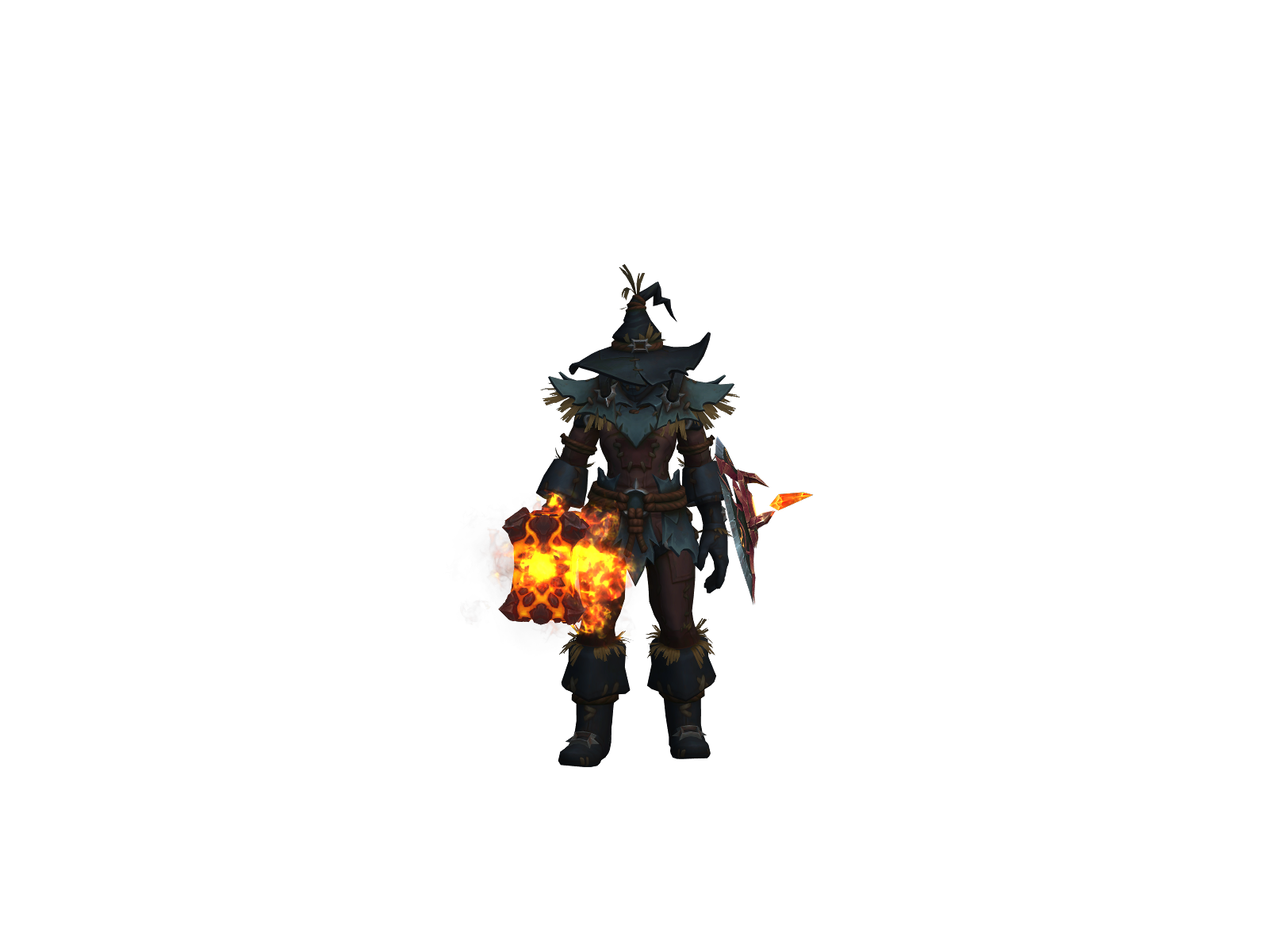 Cybussham 3D character render
