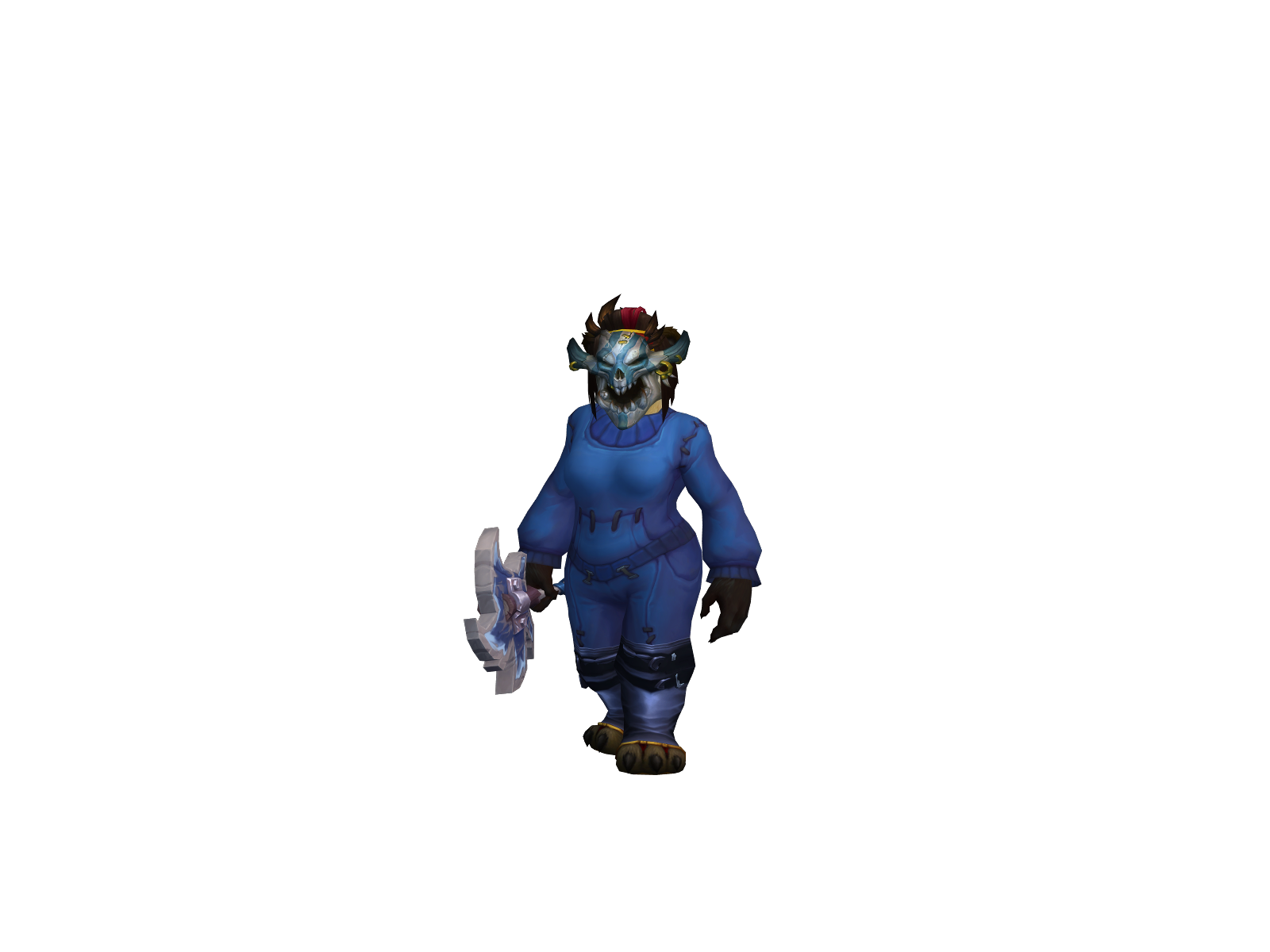 Ymtefjellet 3D character render