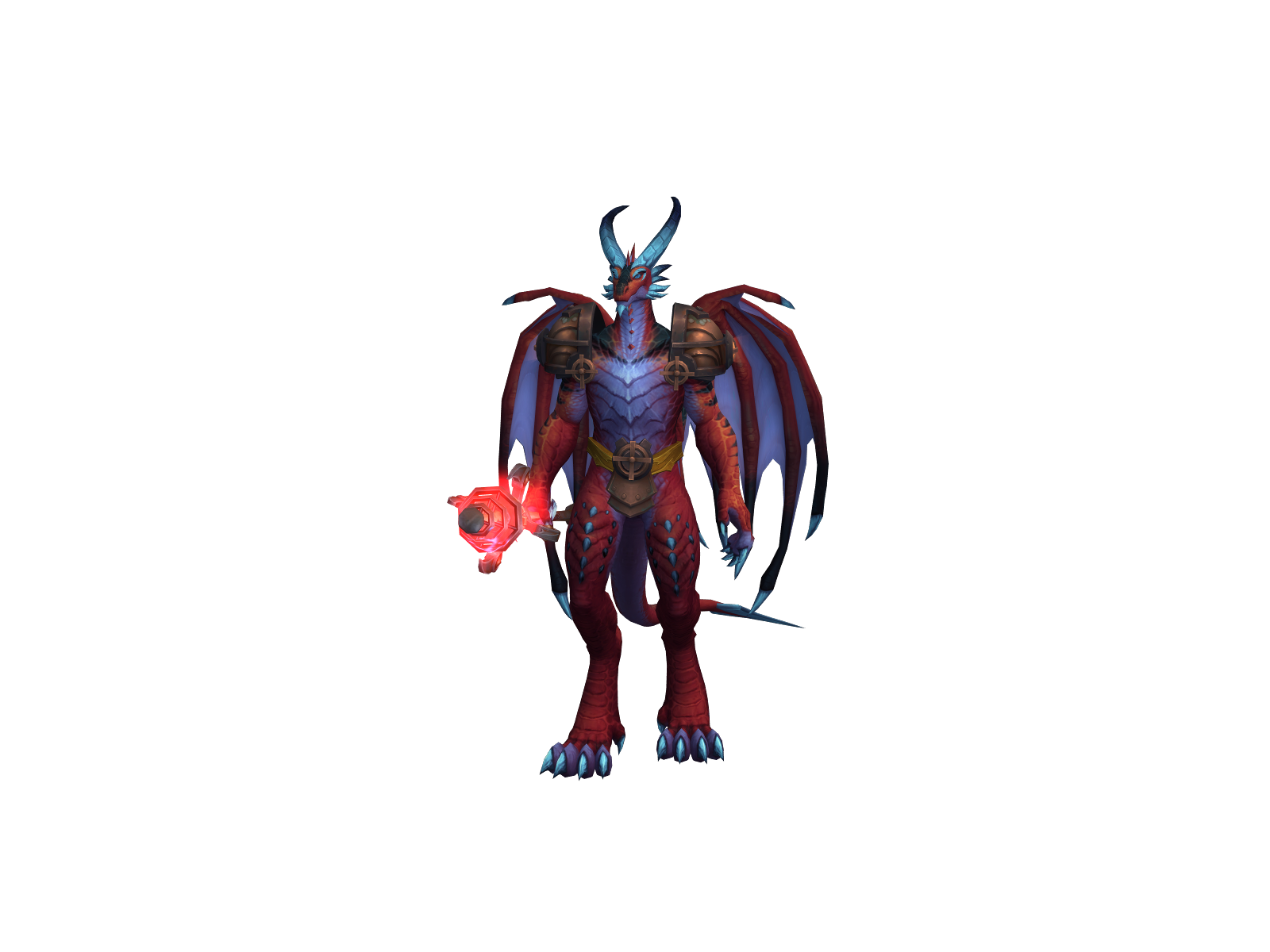 Hangglider 3D character render