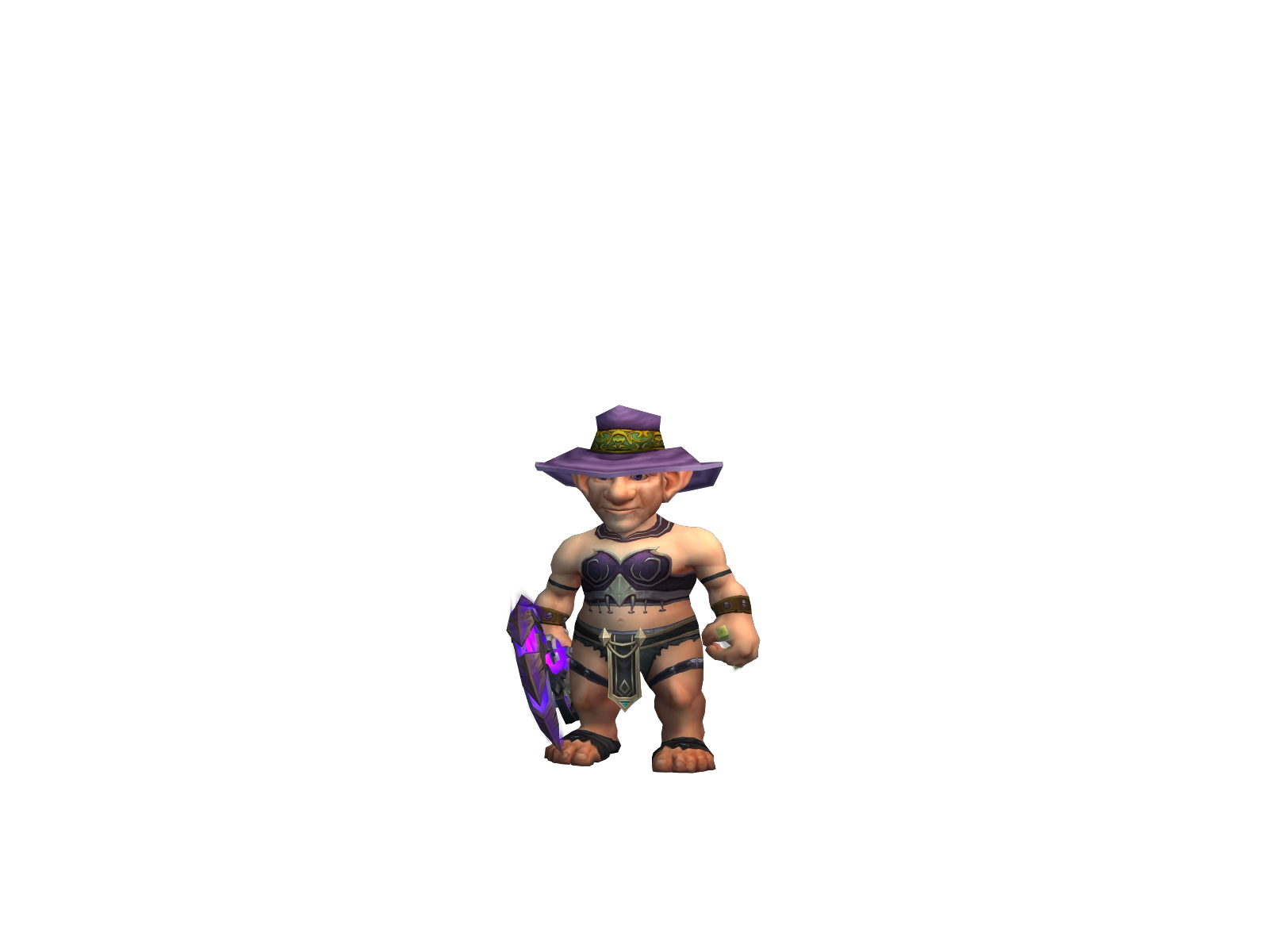 Gnomania 3D character render