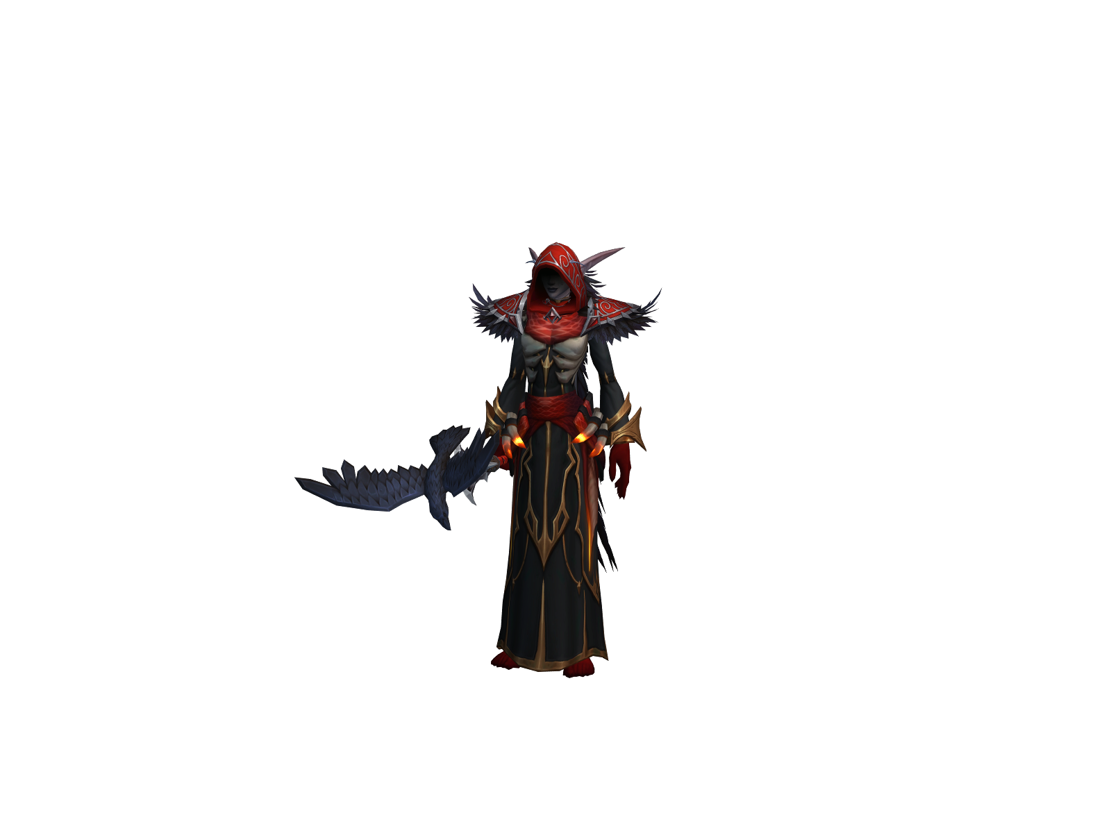 Meriol 3D character render