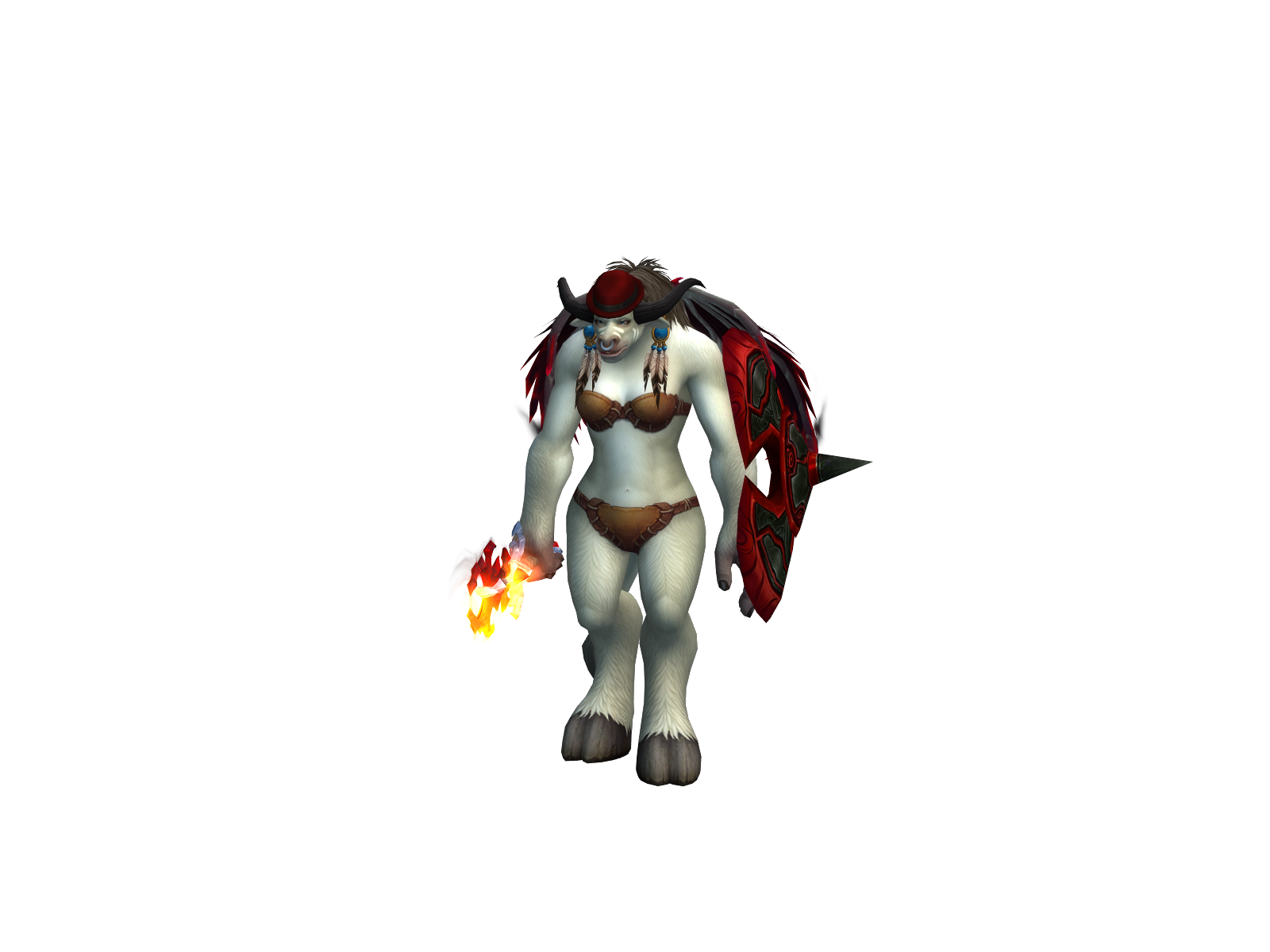Manafa 3D character render