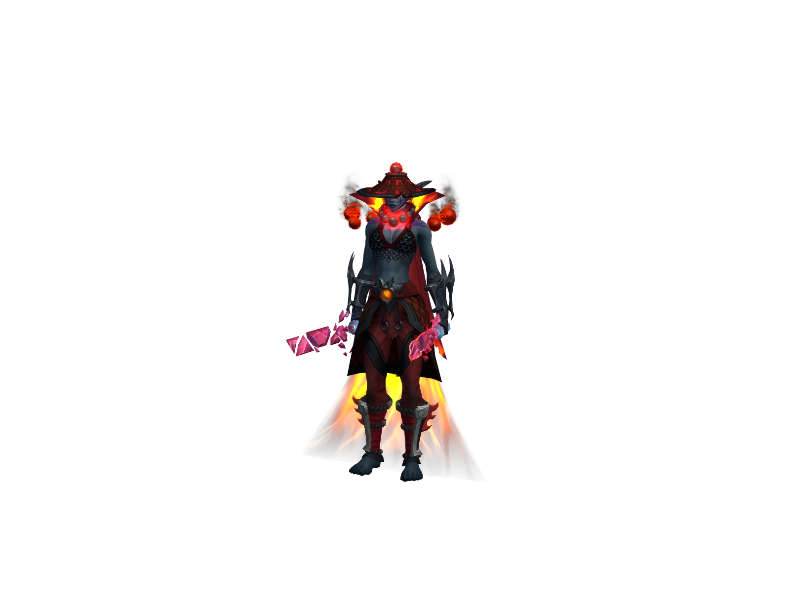 Skurkkniv 3D character render