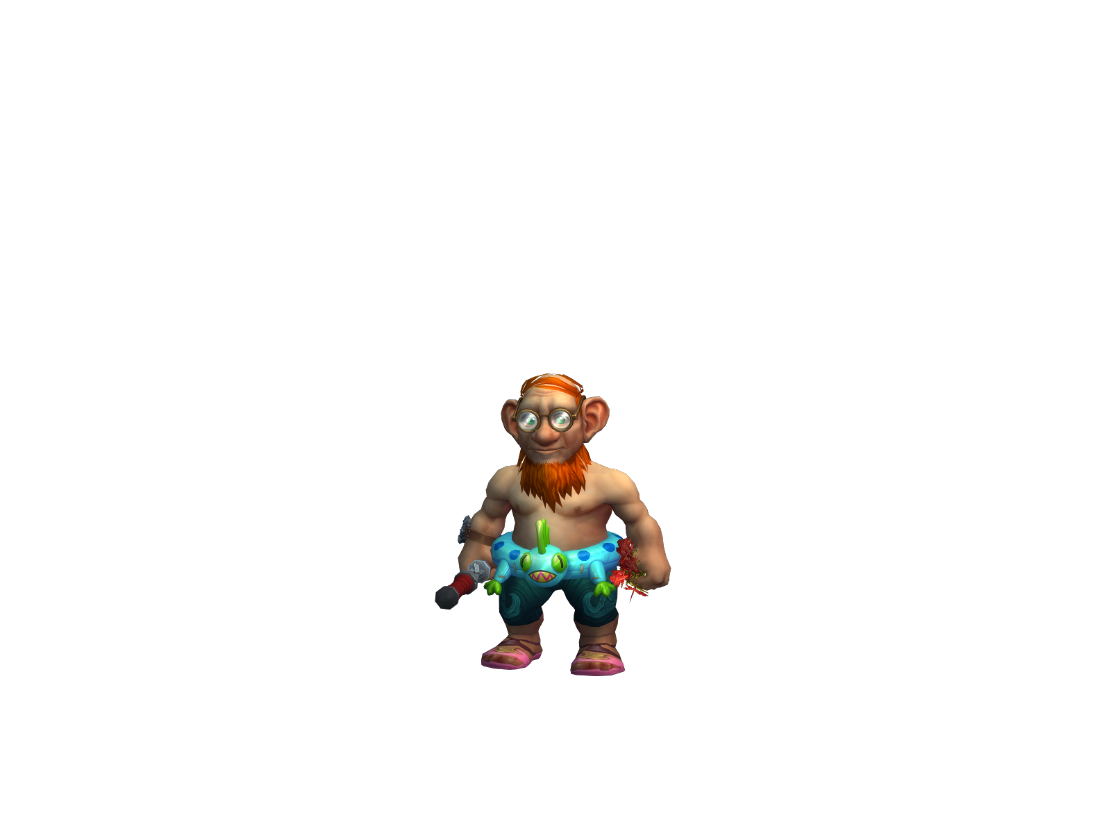 Glizzygarry 3D character render