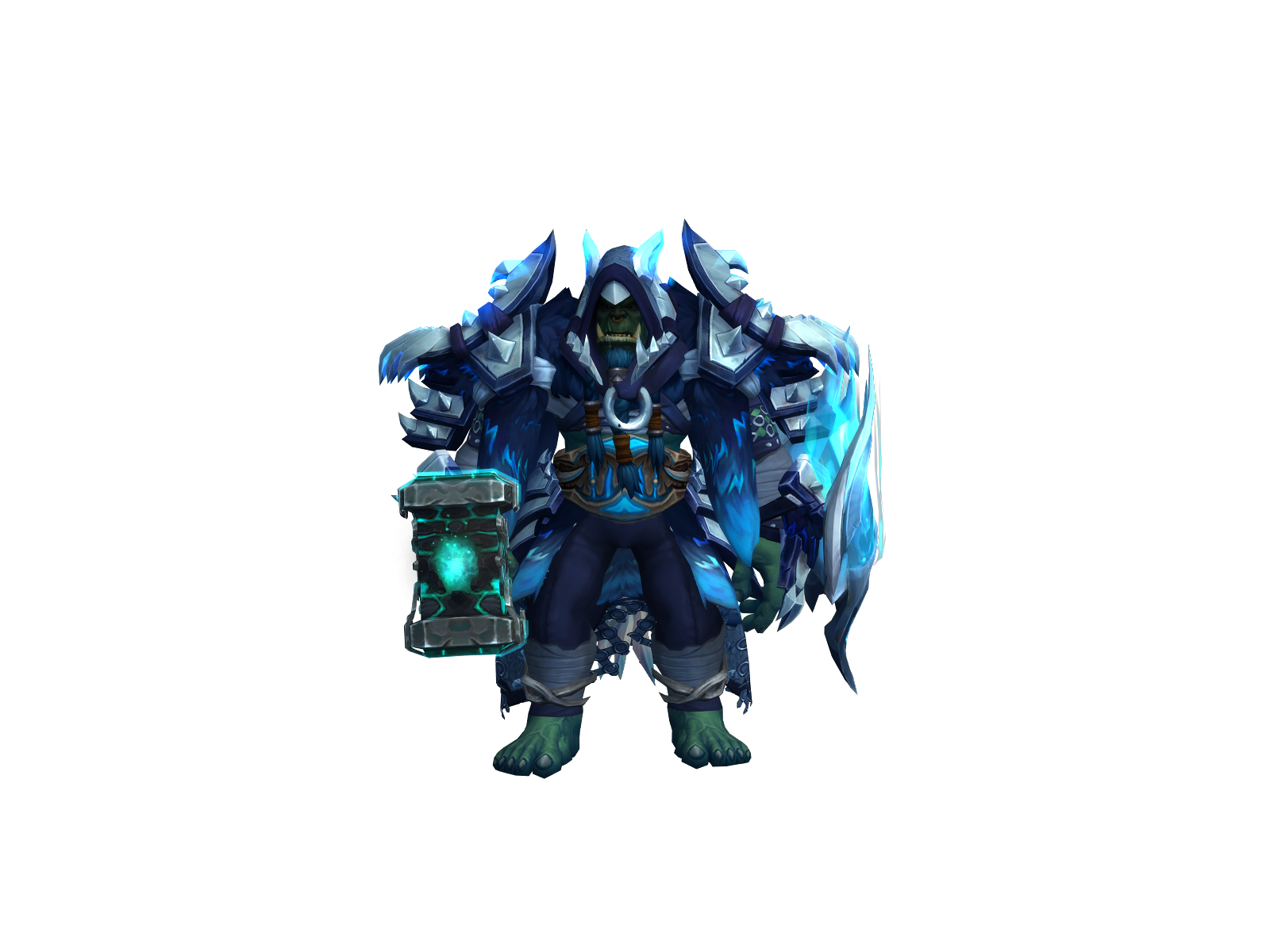 Puukkosaha 3D character render