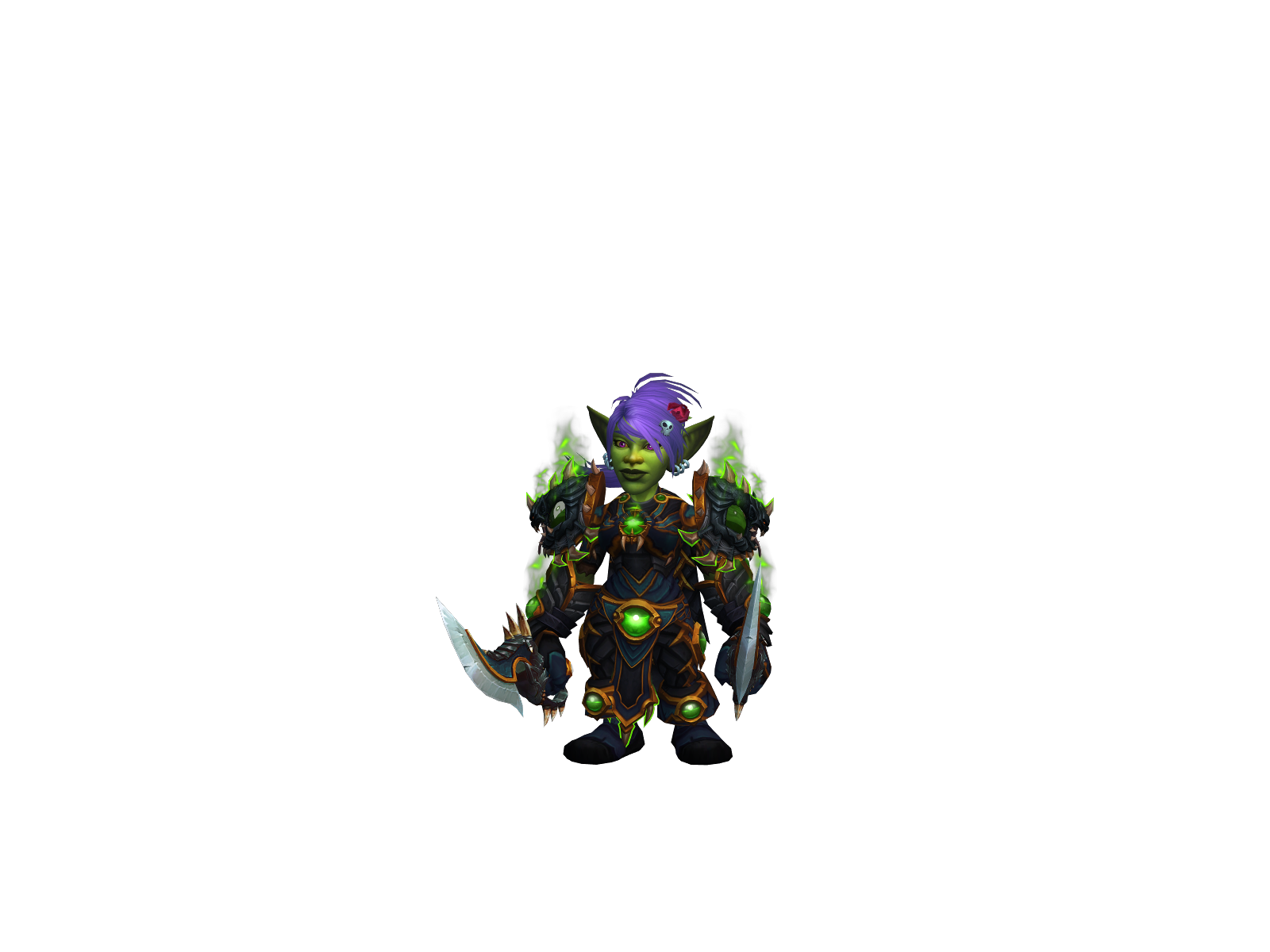Fallapart 3D character render