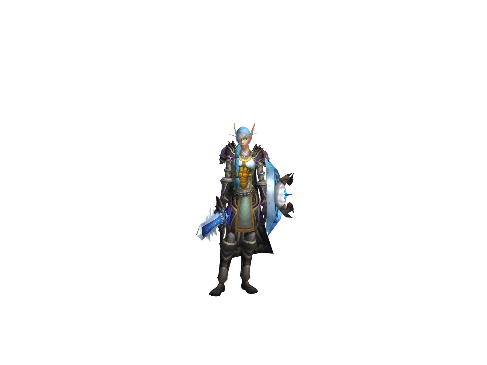 Holyst 3D character render