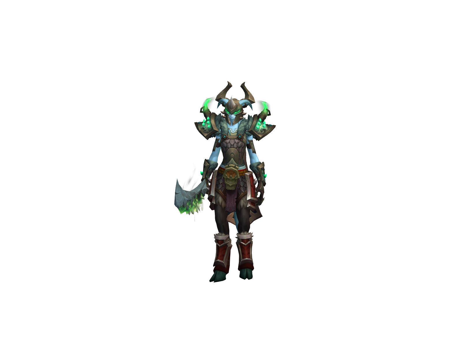 Fraqt 3D character render