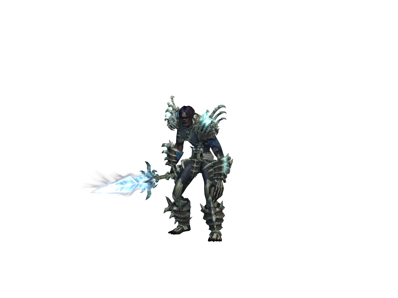 Presaged 3D character render