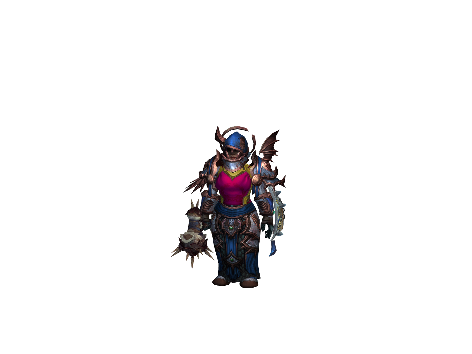 Cybuspala 3D character render