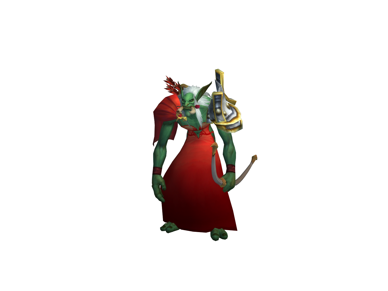 Shoretrap 3D character render