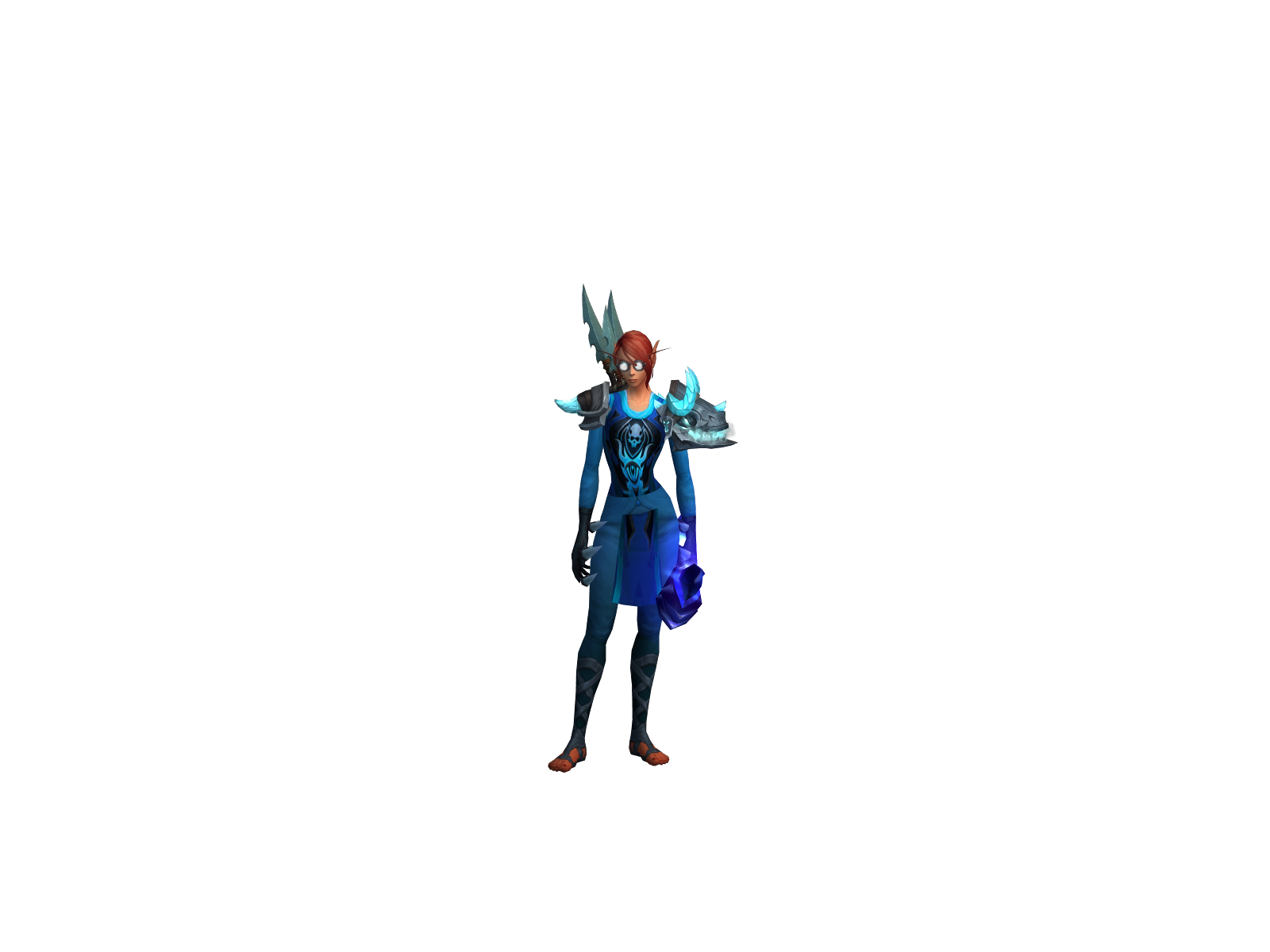 Lilcrowx 3D character render